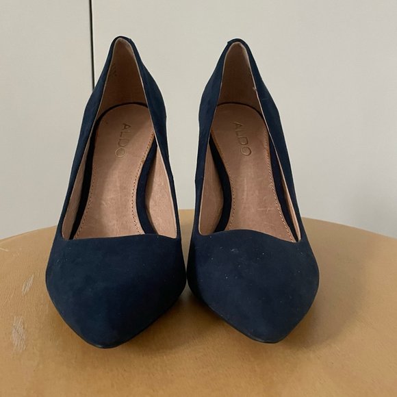 Aldo block heels - Navy & Black - Picture 4 of 7